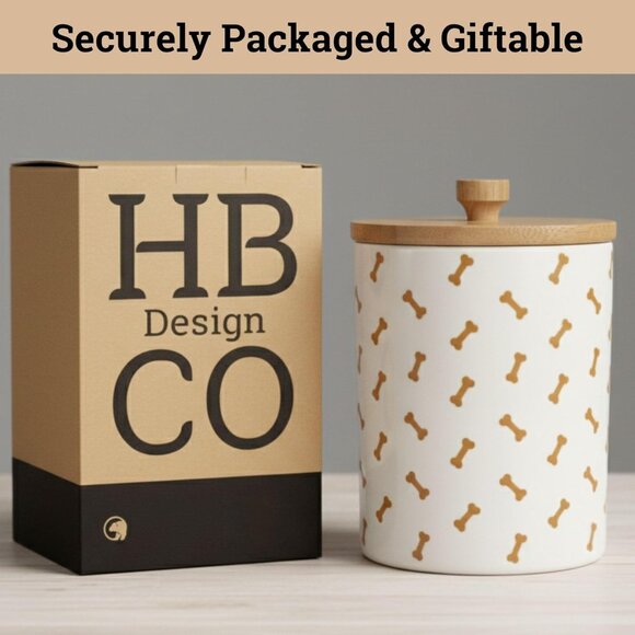 Ceramic Dog Treat Jar for Kitchen Counter - Picture 7 of 9